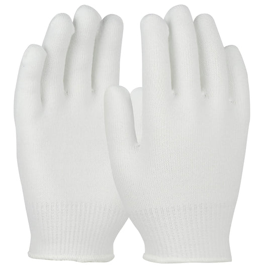 White String Knit Gloves - PIP - Seamless Comfort