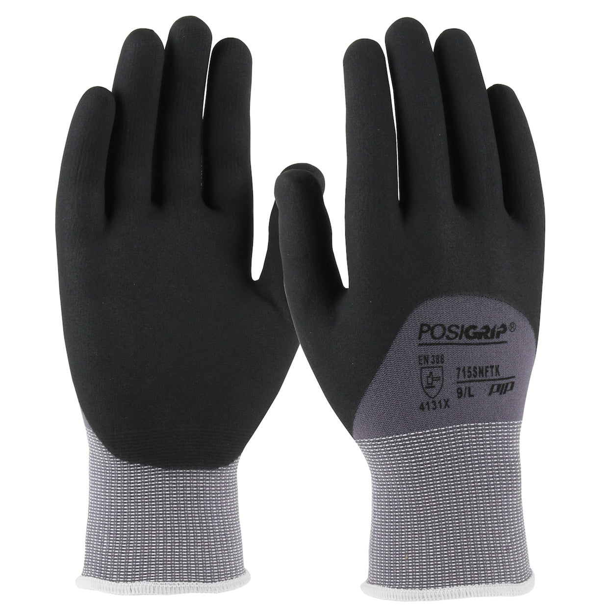 Nitrile Coated Grip Gloves - PIP - Durable Nylon