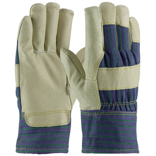Safety Cuff Leather Gloves - PIP - Pigskin Palm Comfort