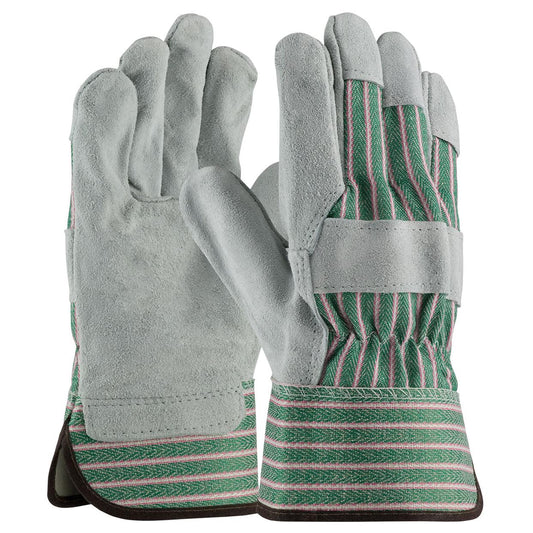 Rubberized Safety Cuff Leather Gloves - PIP - Durable Design