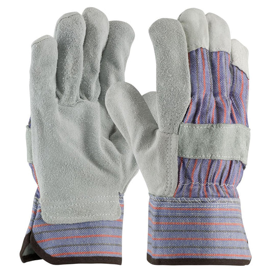 Rubberized Safety Cuff Leather Gloves - PIP - Durable Design