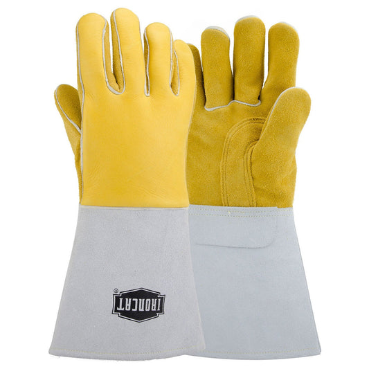 Yellow Leather Gloves - PIP - Elkskin Flexibility