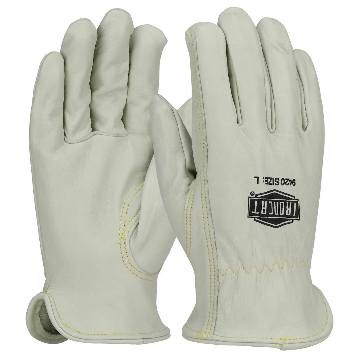 Keystone Thumb Leather Gloves - PIP - Durable Design