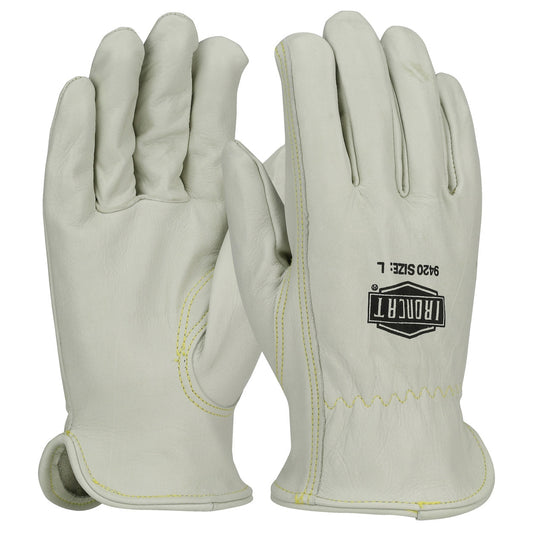 Keystone Thumb Leather Gloves - PIP - Durable Design
