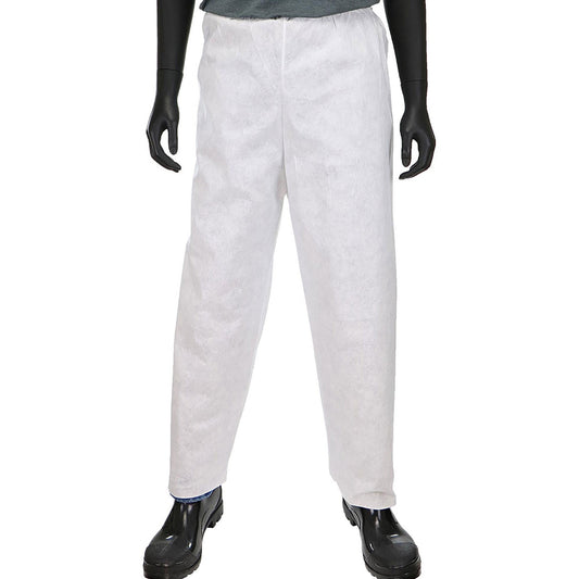 White Pants - PIP - Elastic Waist Design