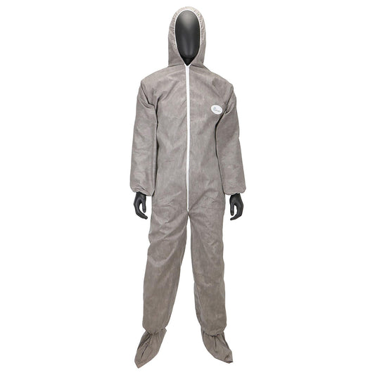 Gray Coveralls - PIP - Breathable Protection