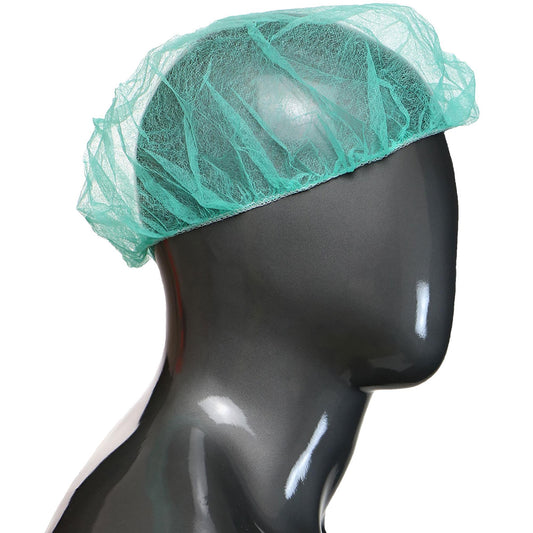Green Hair Nets - PIP - Lightweight Disposable Protection