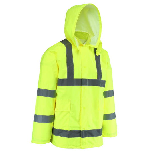 Yellow/Lime Rain Jacket - PIP - Waterproof Design