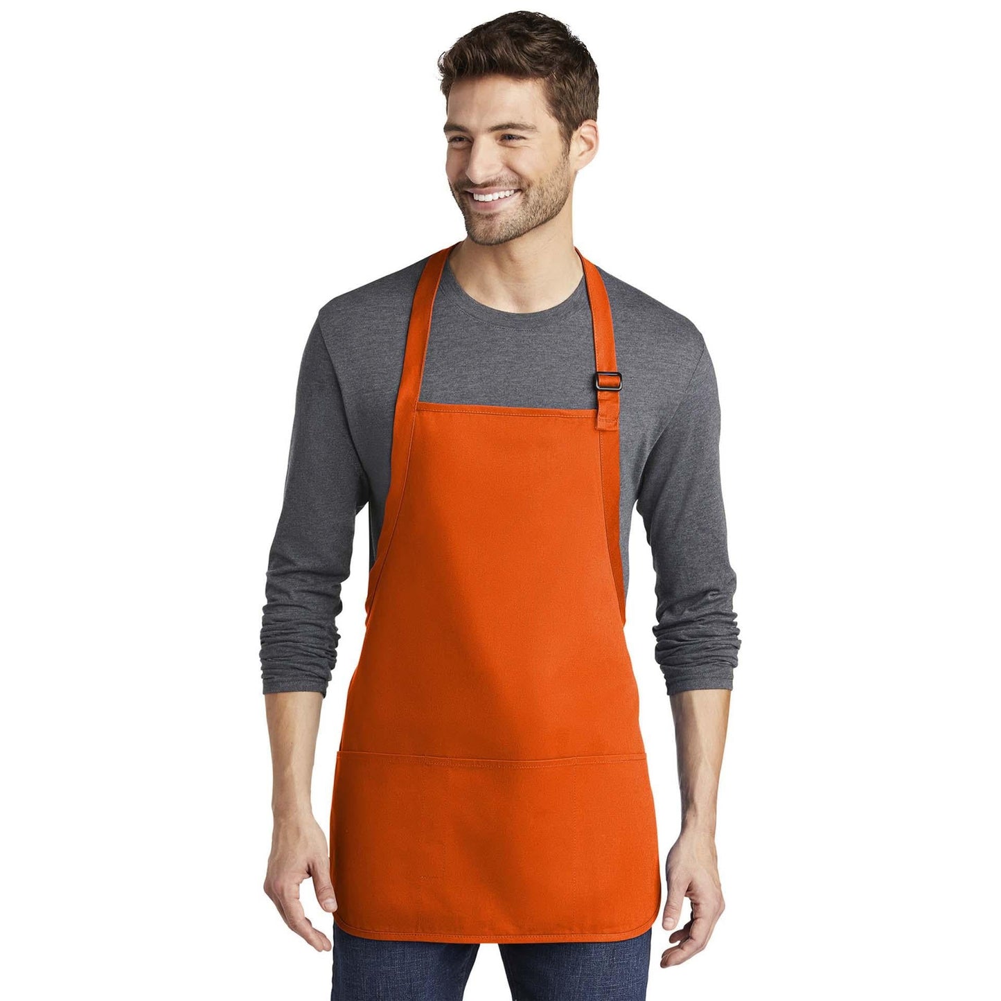 Classic Navy Apron - Port Authority - Stain Resistant