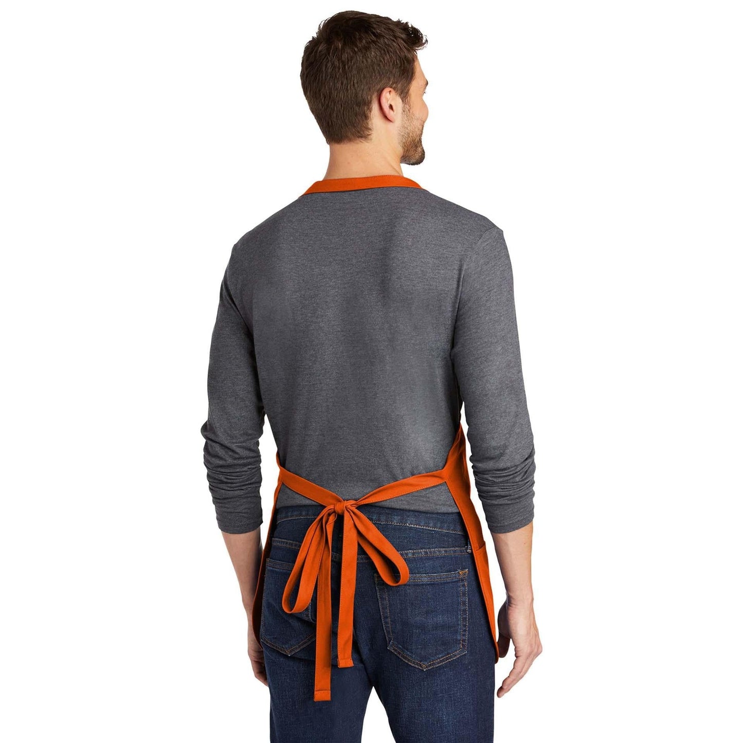 Classic Navy Apron - Port Authority - Stain Resistant