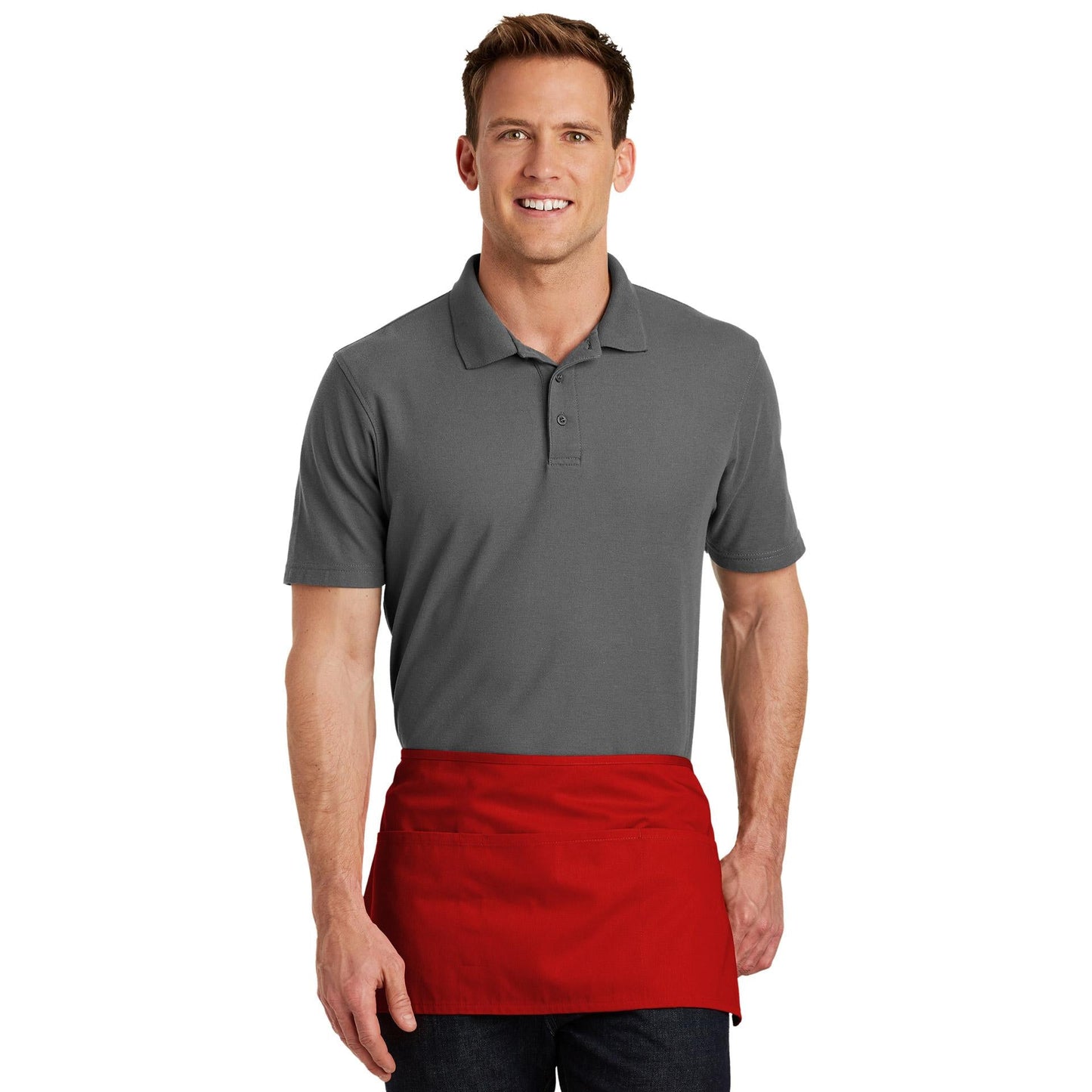 Black Apron - Port Authority - Functional With Pockets - Stylish