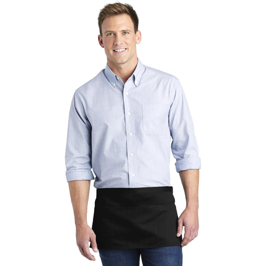 Black Aprons - Port Authority - Durable Twill Fabric