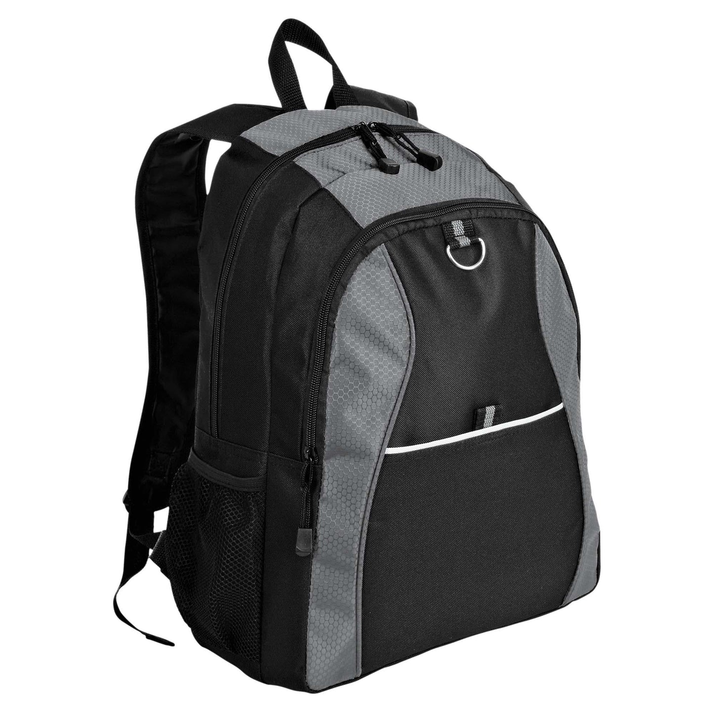 Grey/Black Backpack - Port Authority - Honeycomb Design
