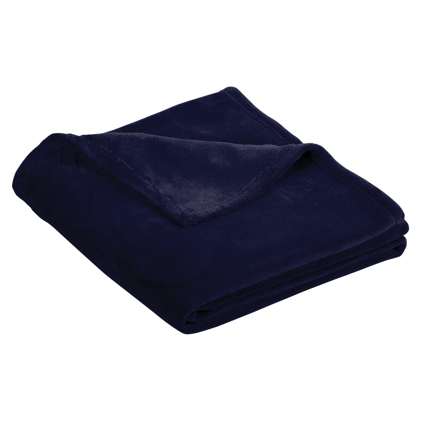 Deep Black Blanket - Port Authority - Plush Polyester