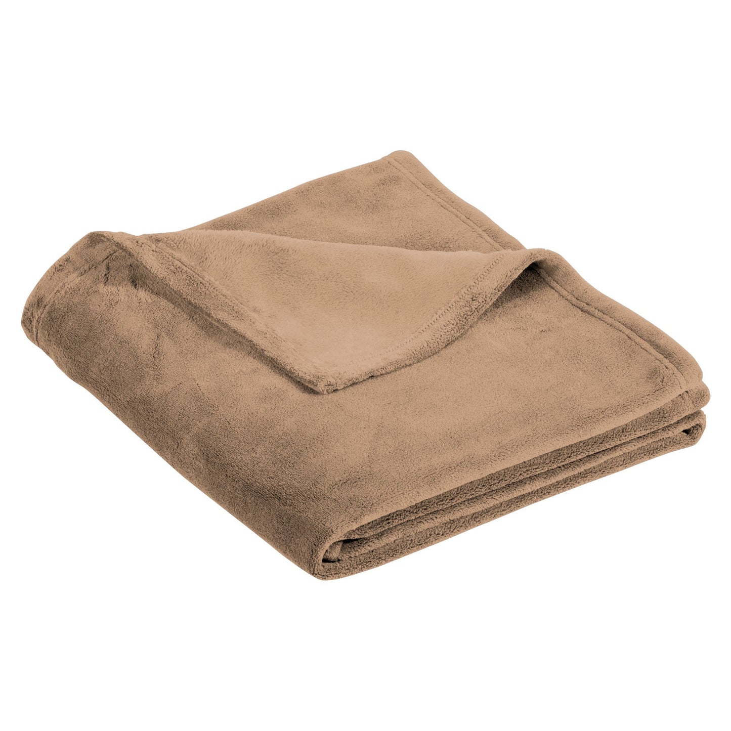 Deep Black Blanket - Port Authority - Plush Polyester
