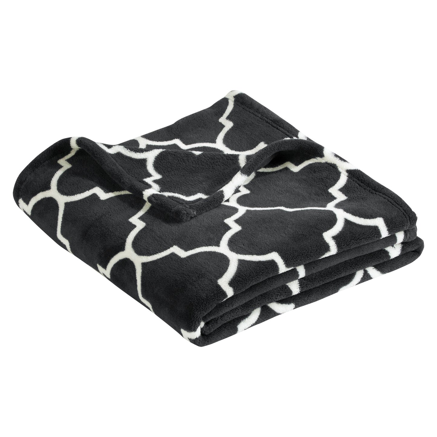Deep Black Blanket - Port Authority - Plush Polyester