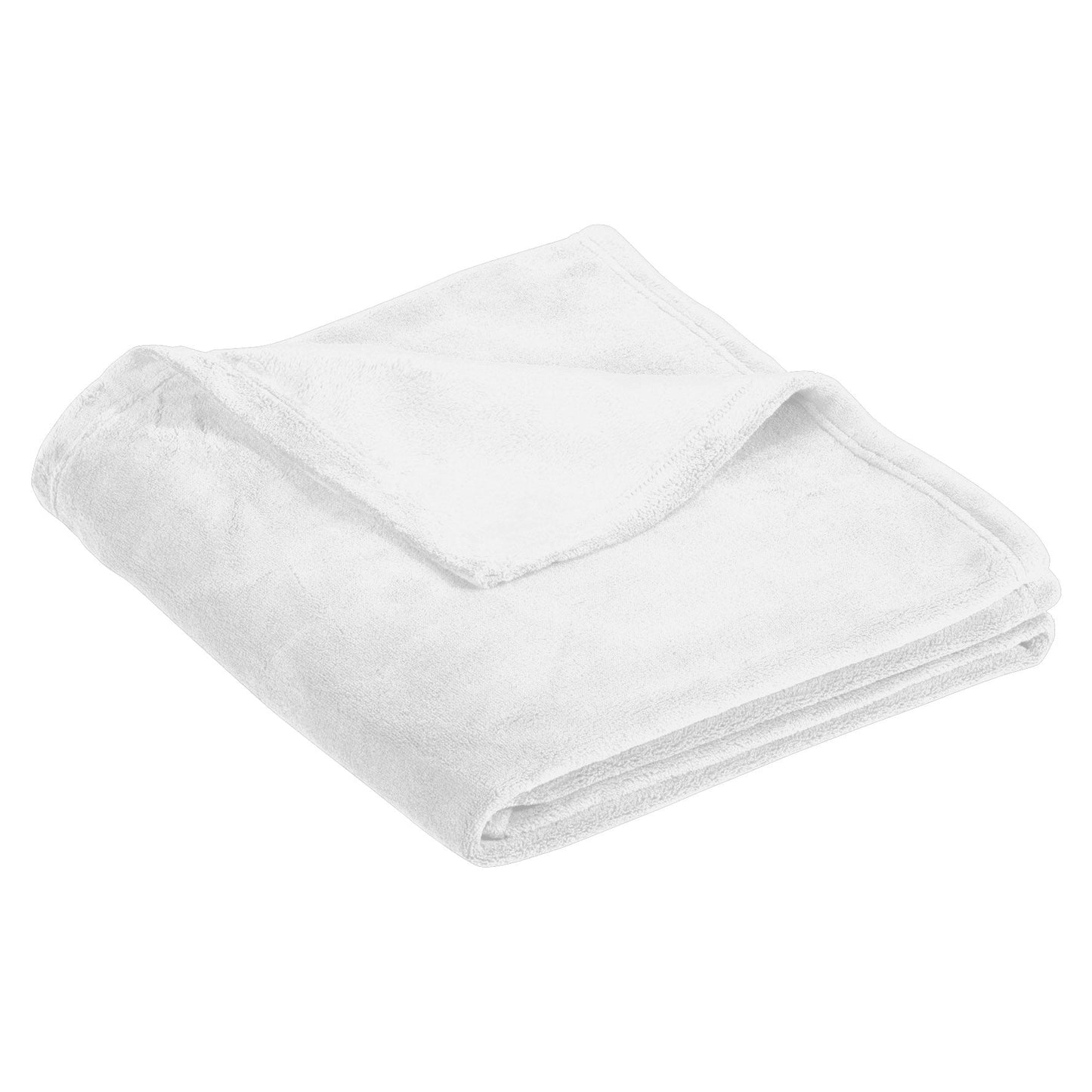 Deep Black Blanket - Port Authority - Plush Polyester