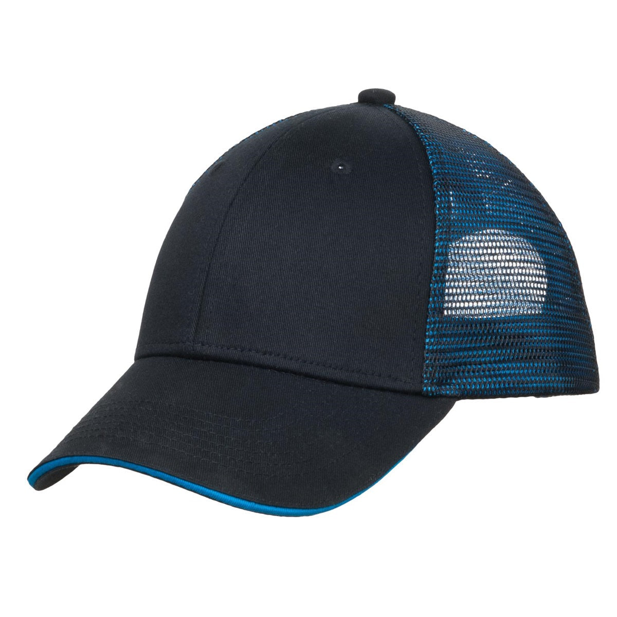 Black/Red Ball Caps - Port Authority - Two-Tone Style