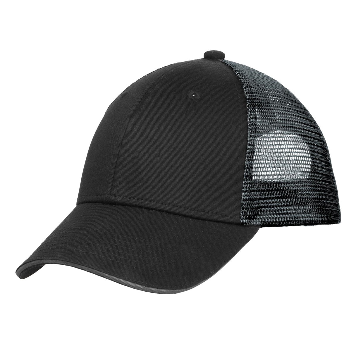 Black/Red Ball Caps - Port Authority - Two-Tone Style