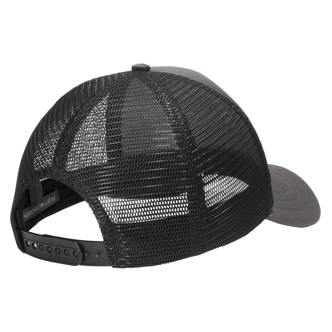 Black/Black Cap - Port Authority - Stylish Trucker Cap