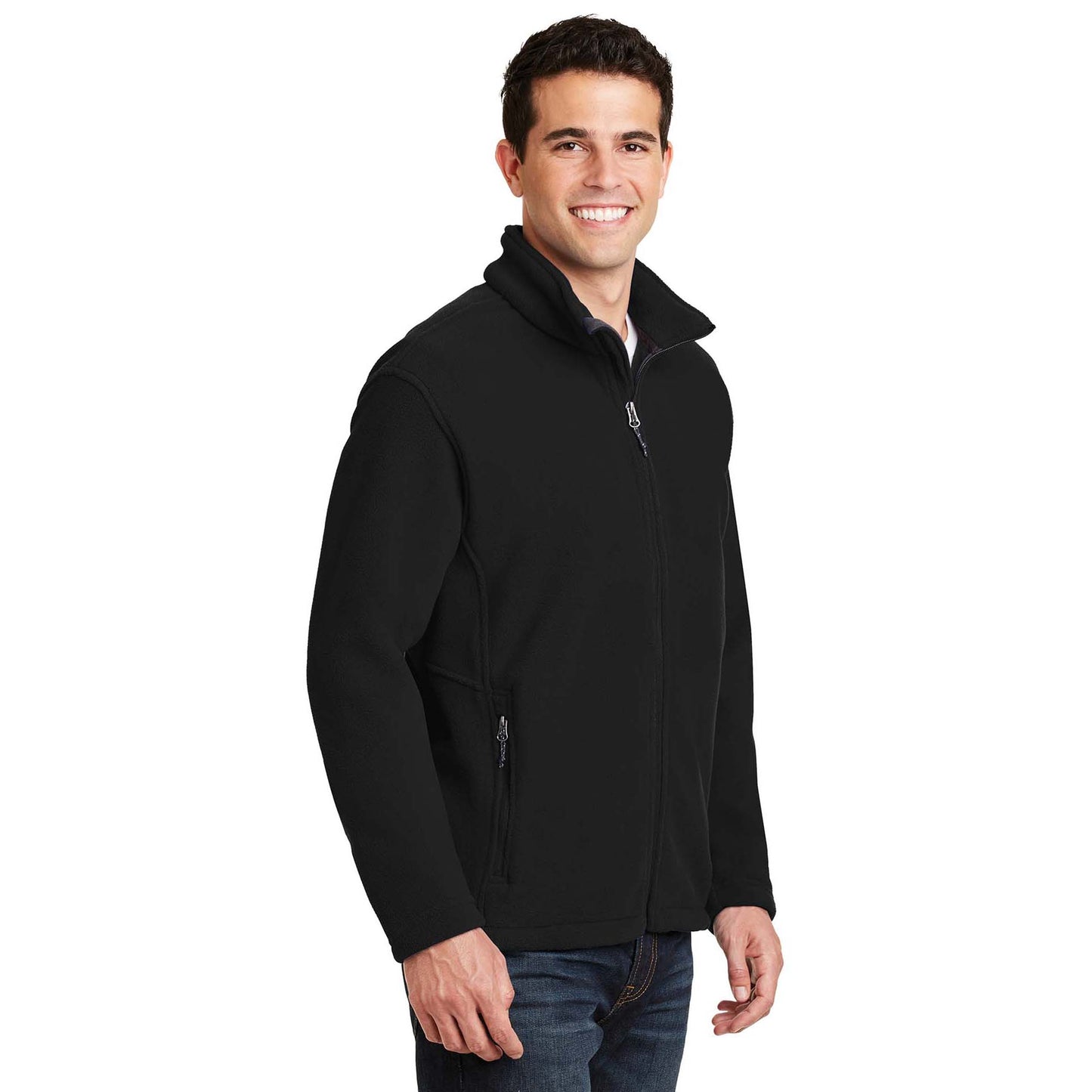 Deep Smoke Jacket - Port Authority - Fleece Material
