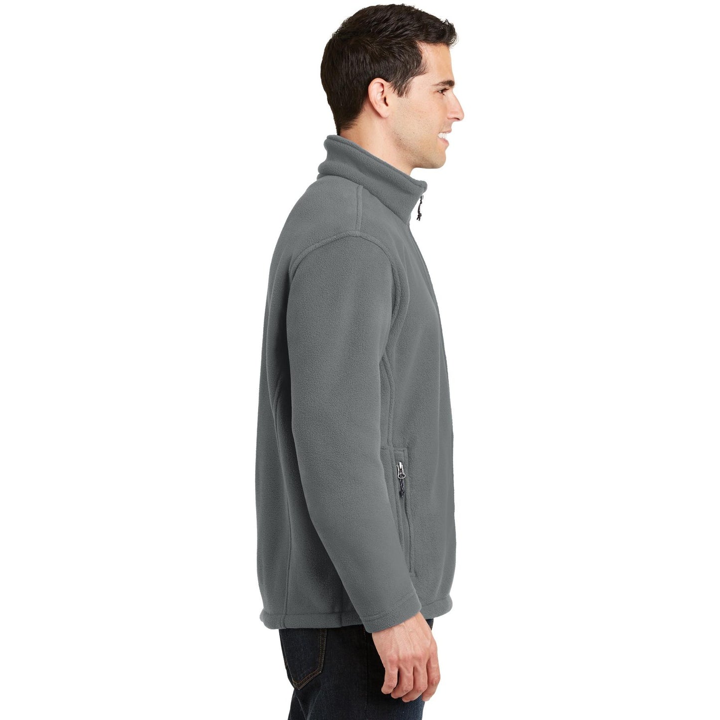 Deep Smoke Jacket - Port Authority - Fleece Material