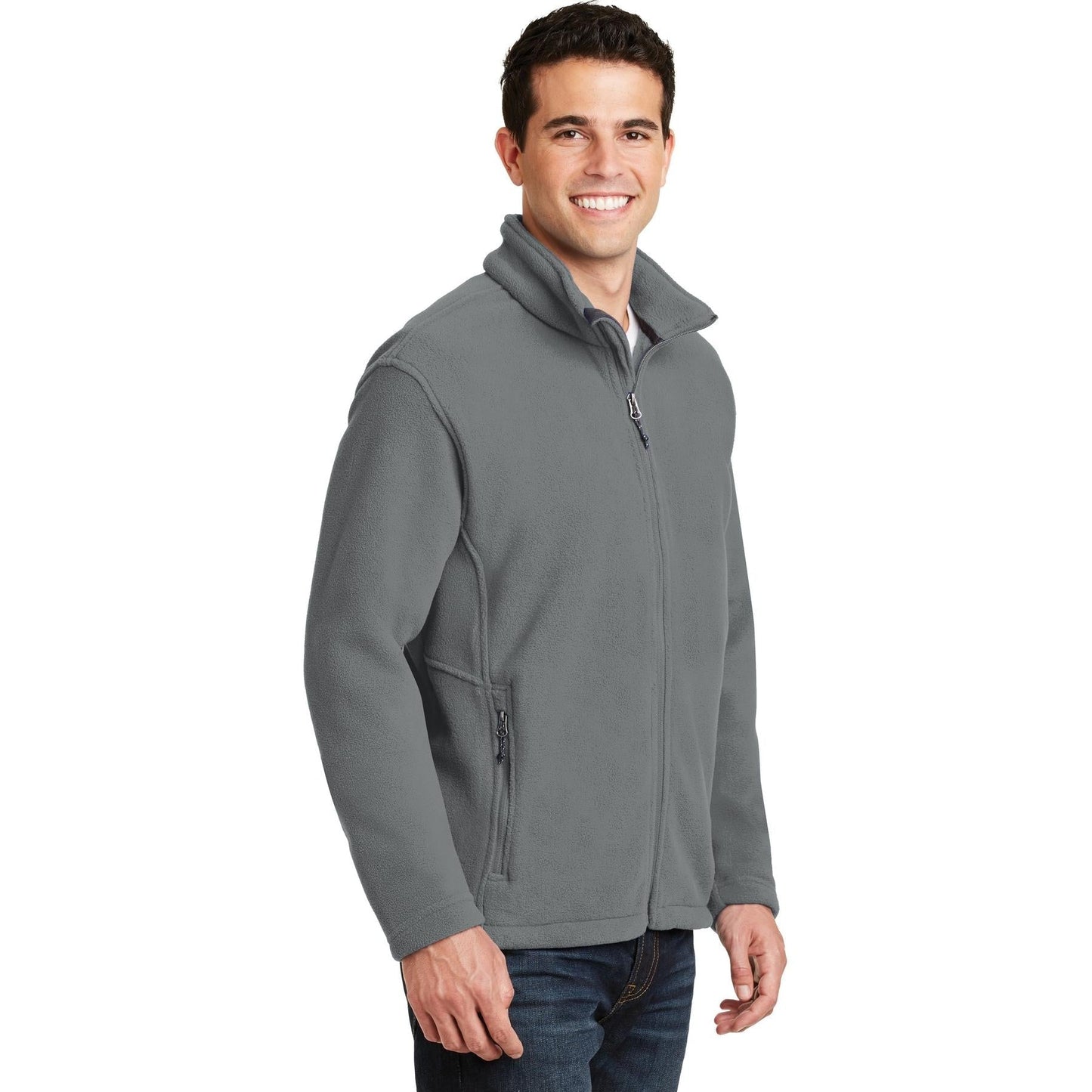 Deep Smoke Jacket - Port Authority - Fleece Material