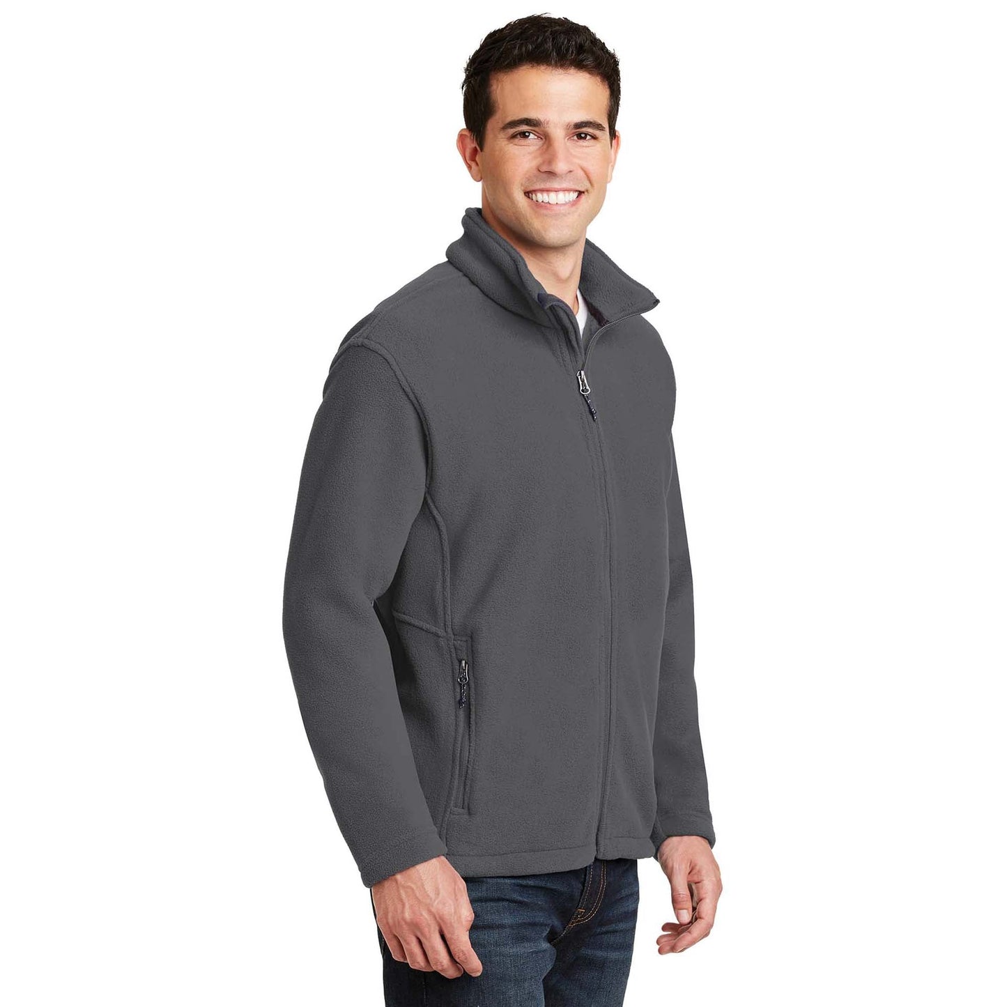 Deep Smoke Jacket - Port Authority - Fleece Material