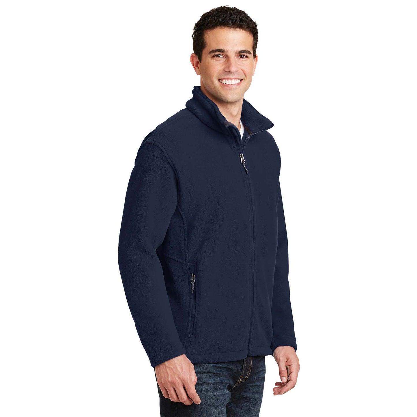 Deep Smoke Jacket - Port Authority - Fleece Material