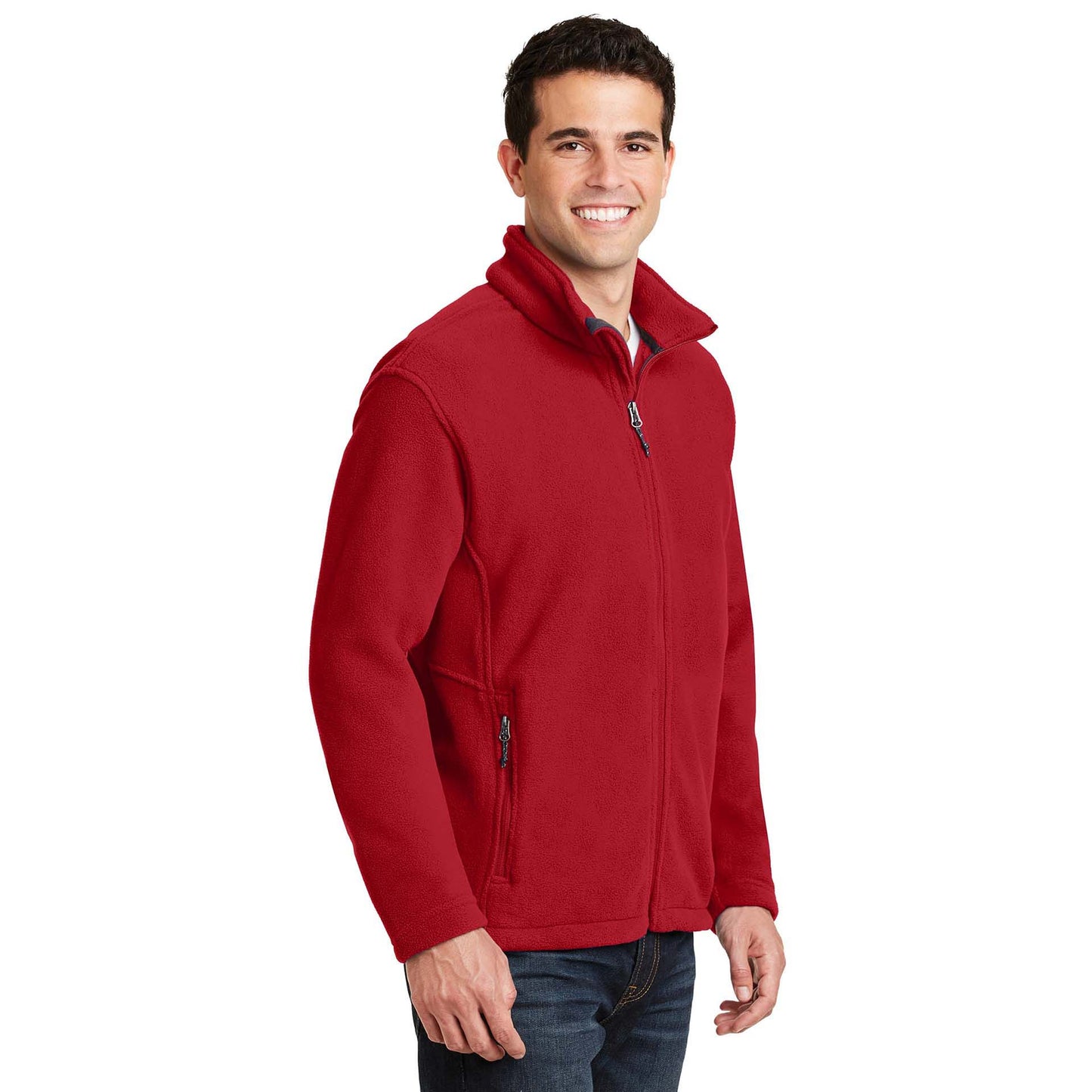 Deep Smoke Jacket - Port Authority - Fleece Material