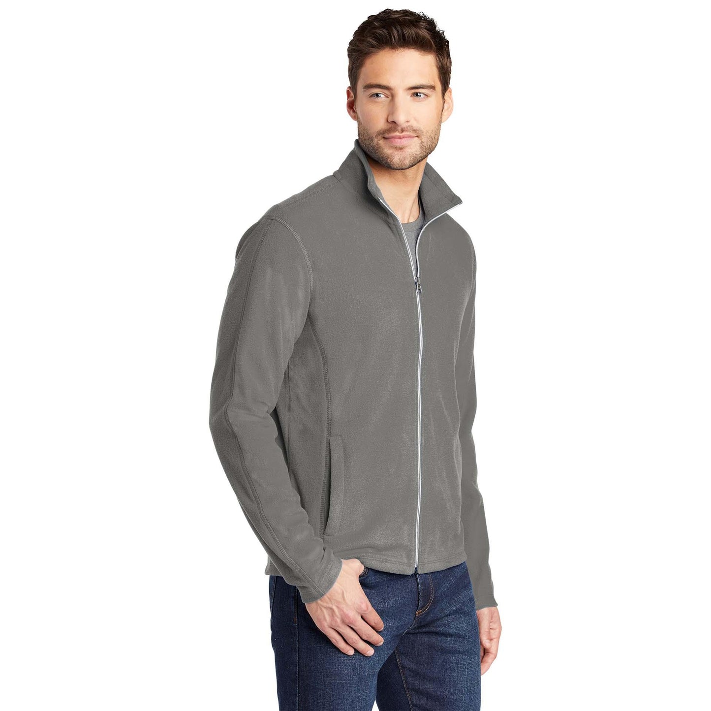 Black Microfleece Jacket - Port Authority - Stylish Design
