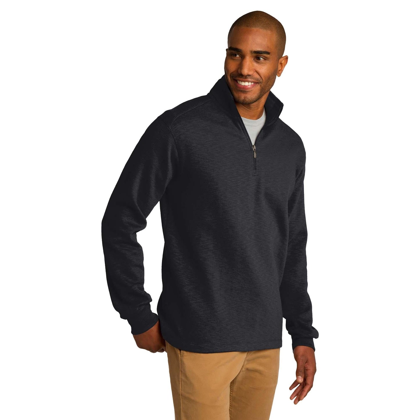 Black Sweatshirts - Sleek Pullover - Port Authority - Cozy Fit