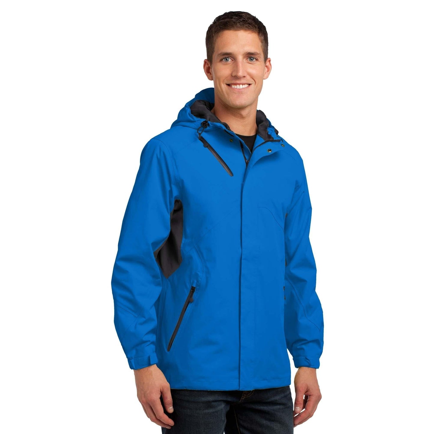 Black Waterproof Jacket - Port Authority - Stylish Look
