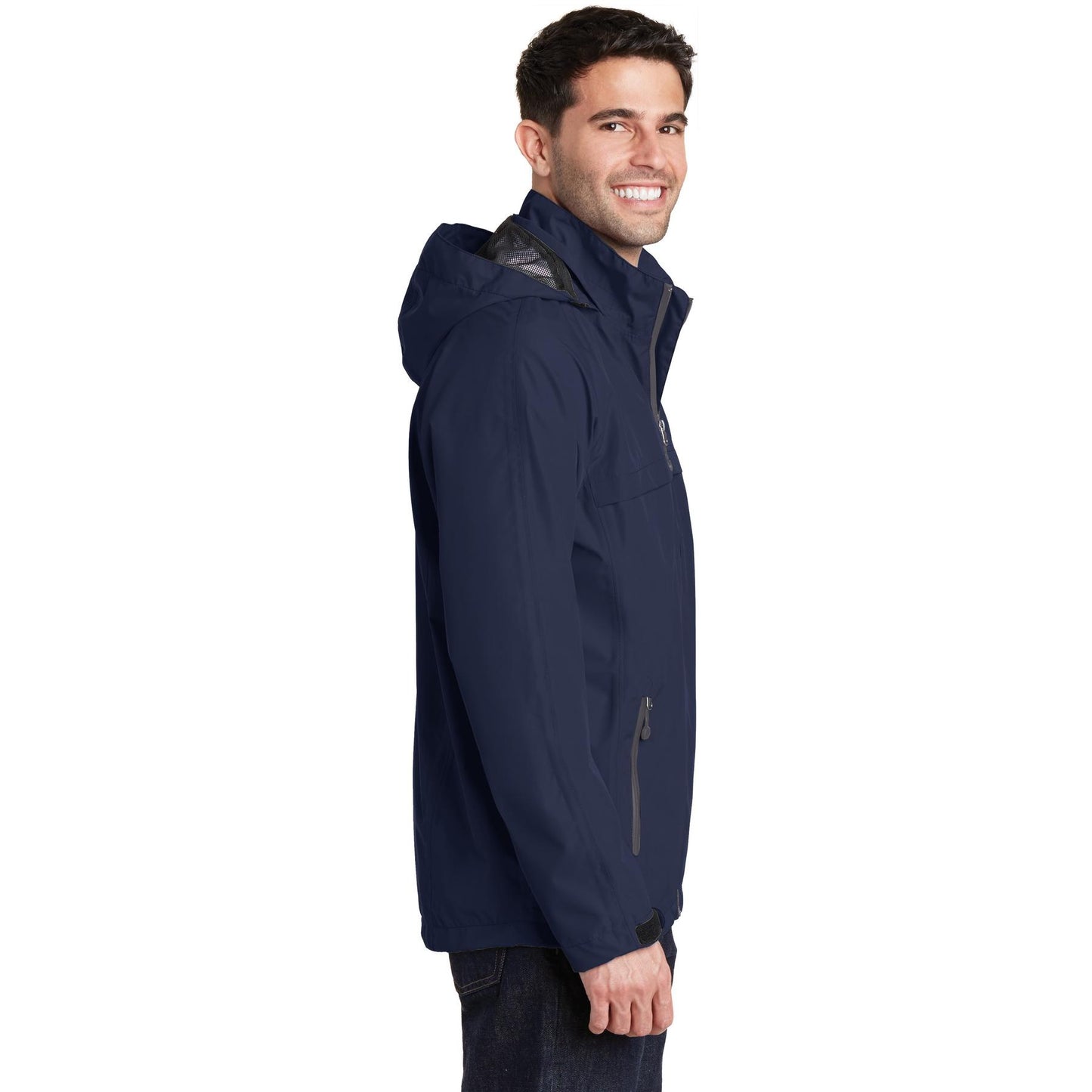 Black Waterproof Jacket - Port Authority - Seam-Sealed Design
