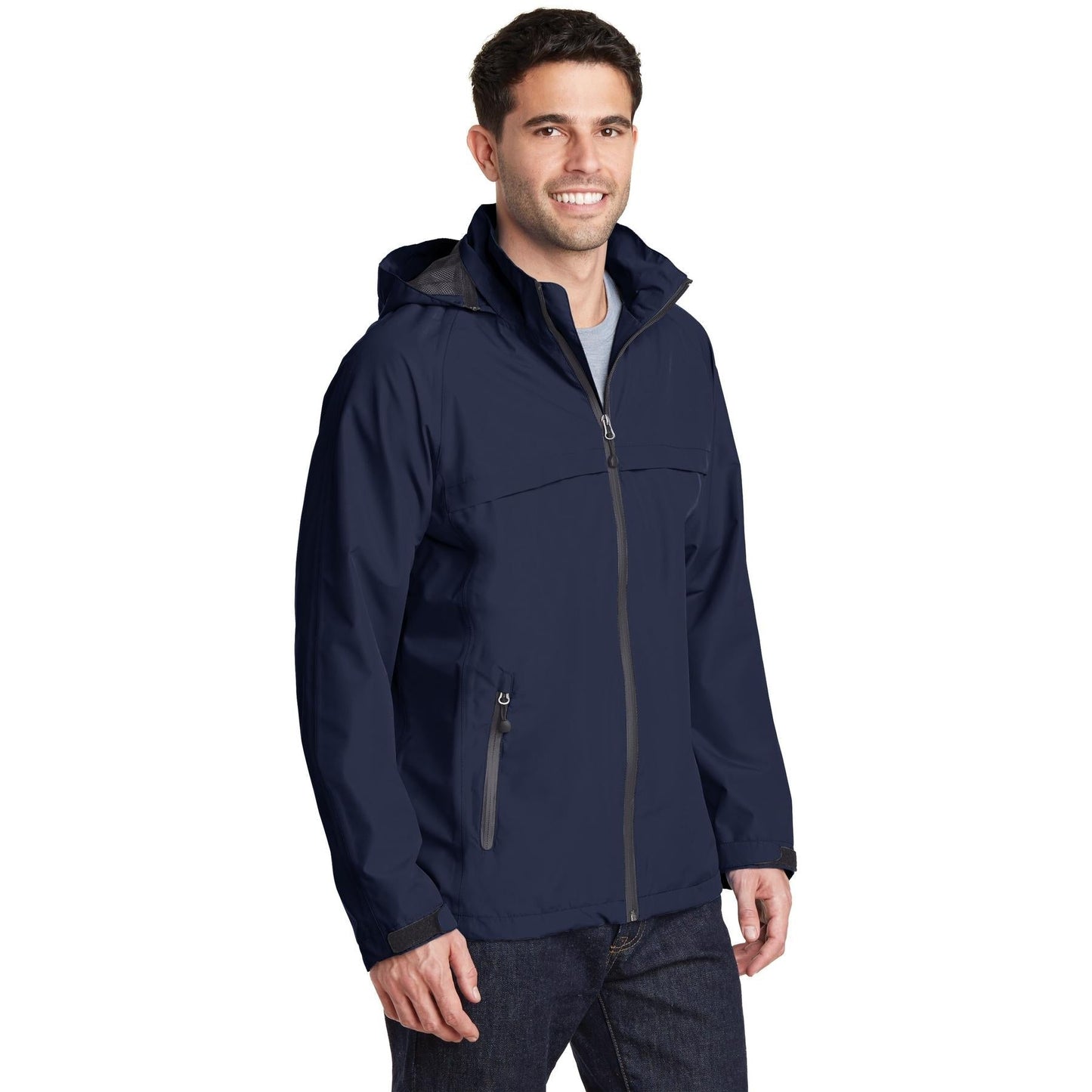 Black Waterproof Jacket - Port Authority - Seam-Sealed Design