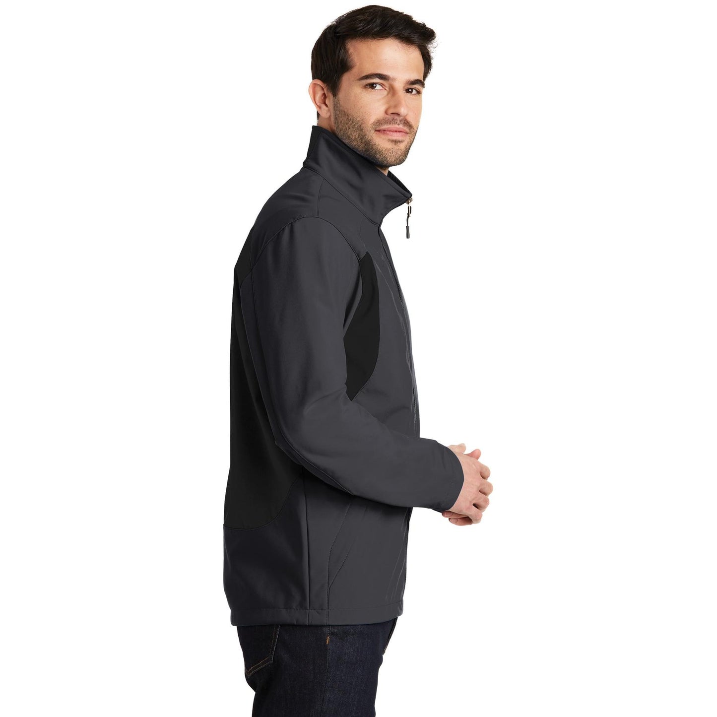 Battleship Grey Soft Shell Jacket - Port Authority - Stylish Design