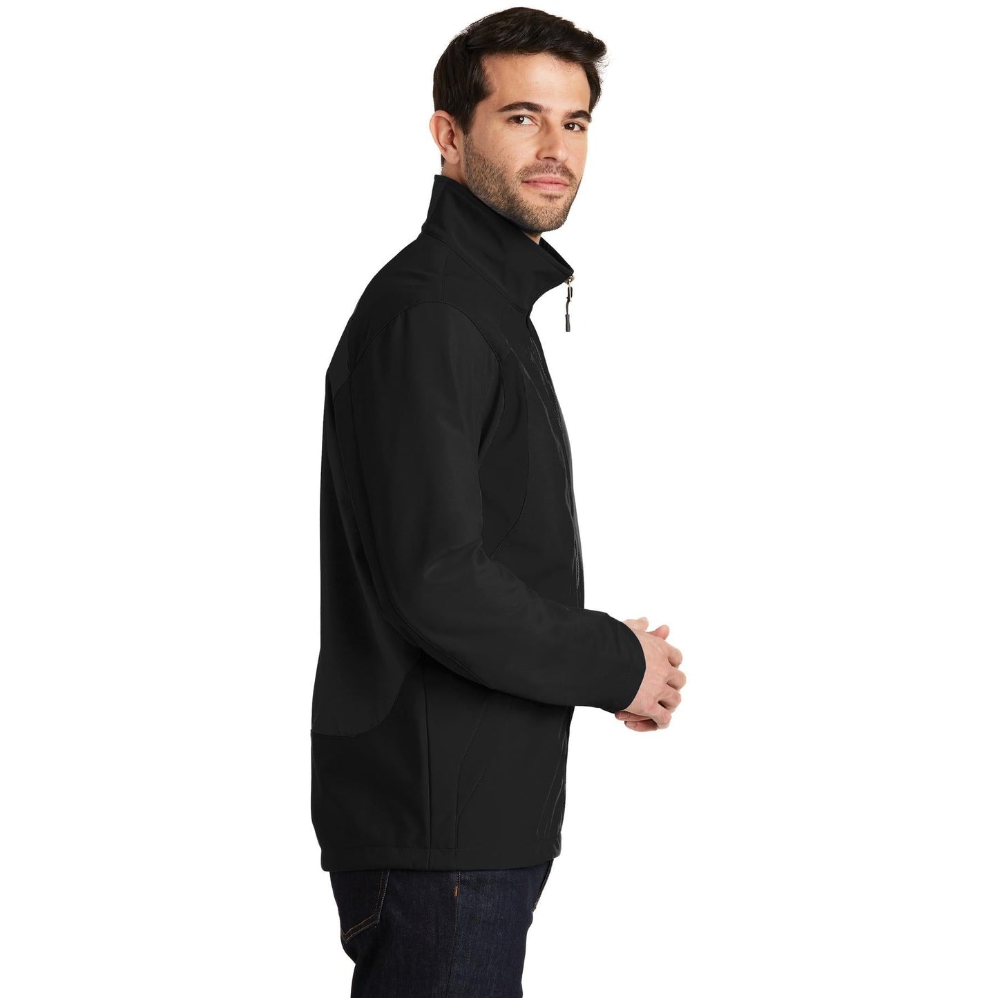 Battleship Grey Soft Shell Jacket - Port Authority - Stylish Design