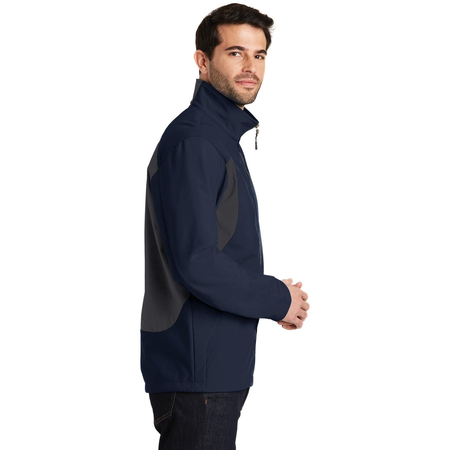 Battleship Grey Soft Shell Jacket - Port Authority - Stylish Design