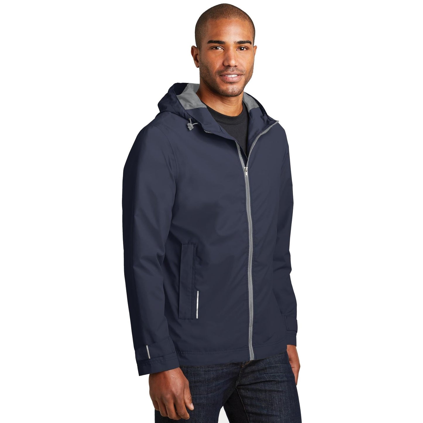 Black Rain Jacket - Port Authority - Waterproof Style