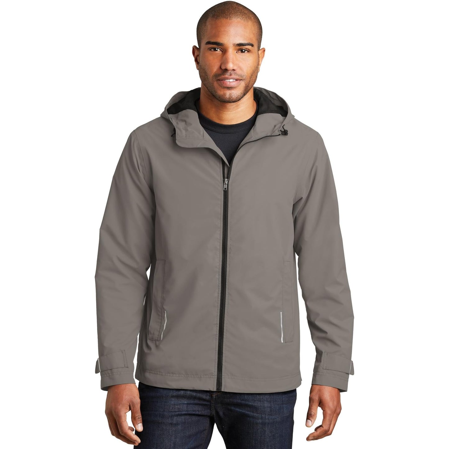 Black Rain Jacket - Port Authority - Waterproof Style