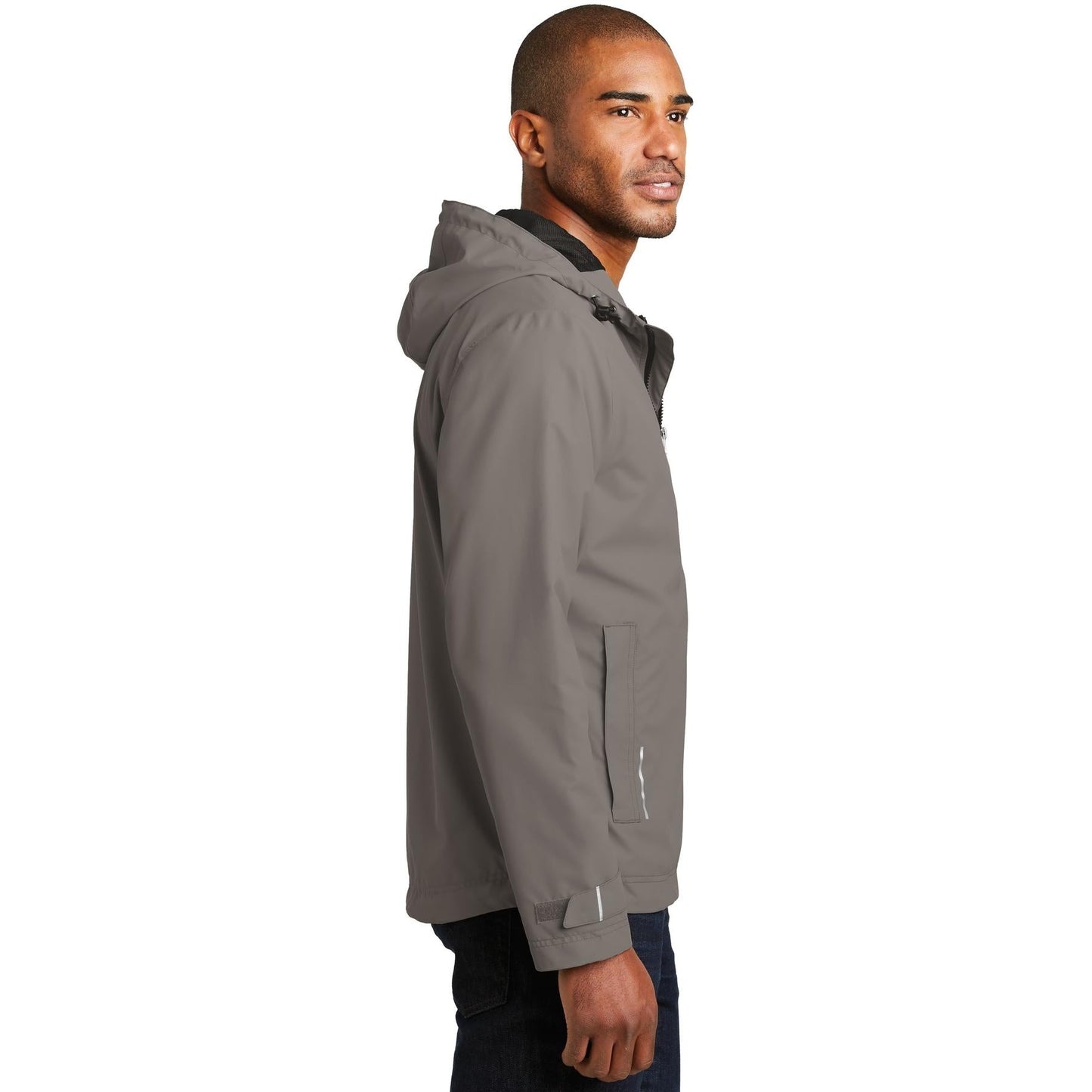 Black Rain Jacket - Port Authority - Waterproof Style