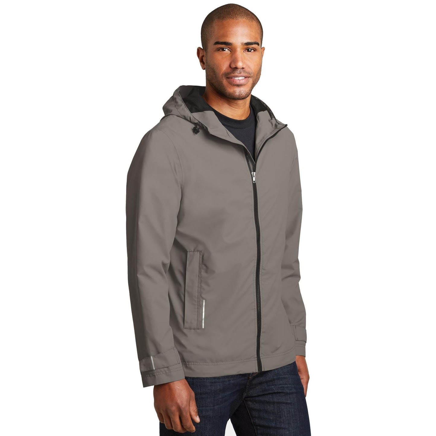 Black Rain Jacket - Port Authority - Waterproof Style