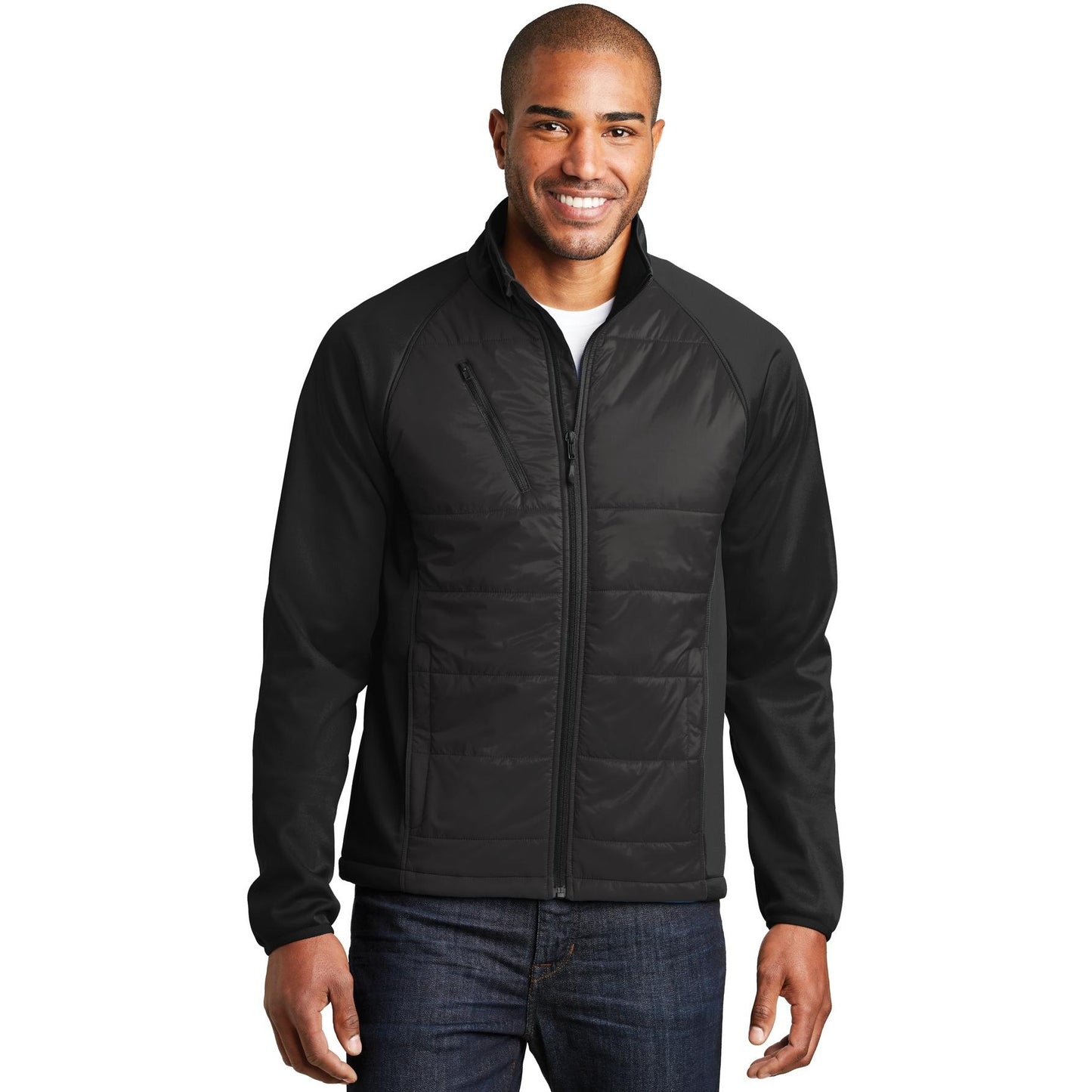Deep Black Jacket - Port Authority - Water-Resistant