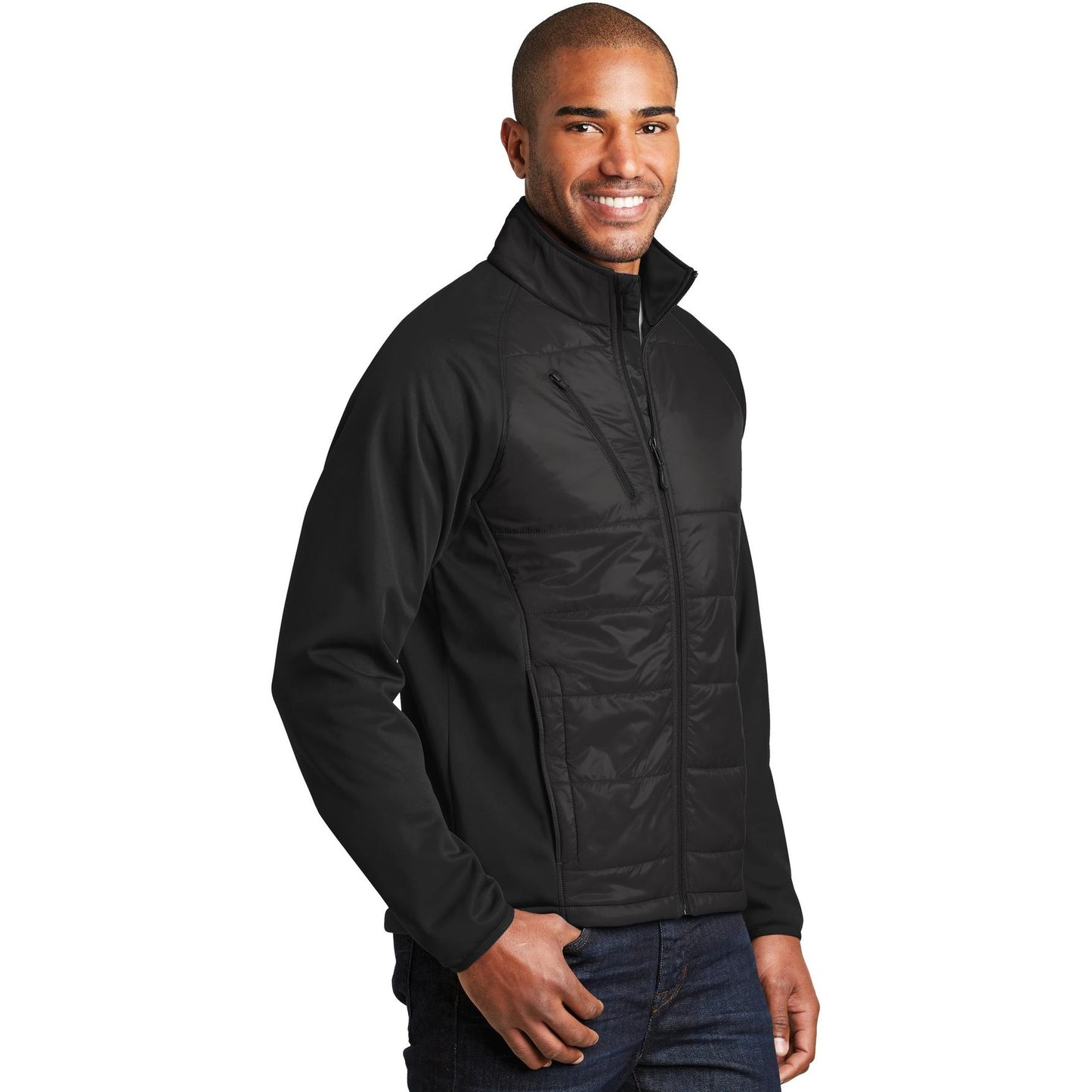 Deep Black Jacket - Port Authority - Water-Resistant