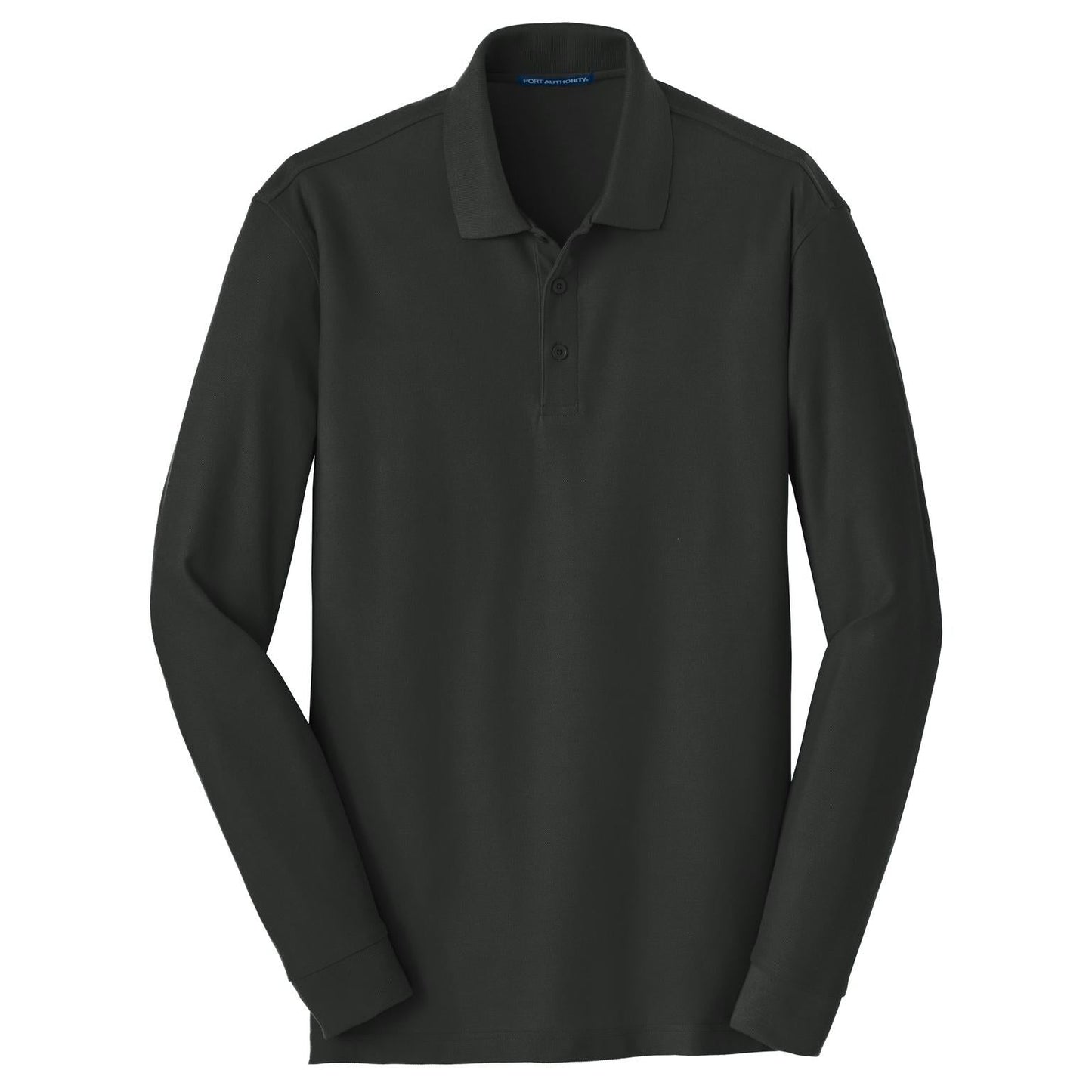 Deep Black Polo Shirts - Port Authority - Durable Pique