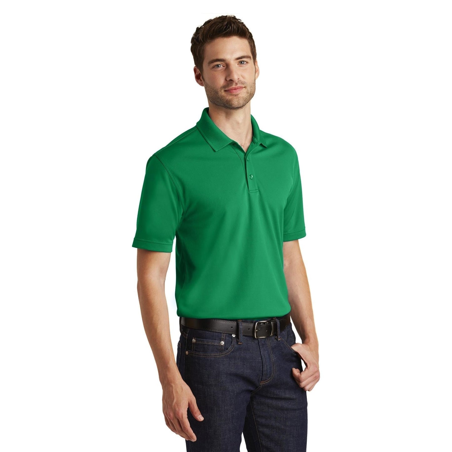 Bright Kelly Green Polo - Port Authority - Breathable Design