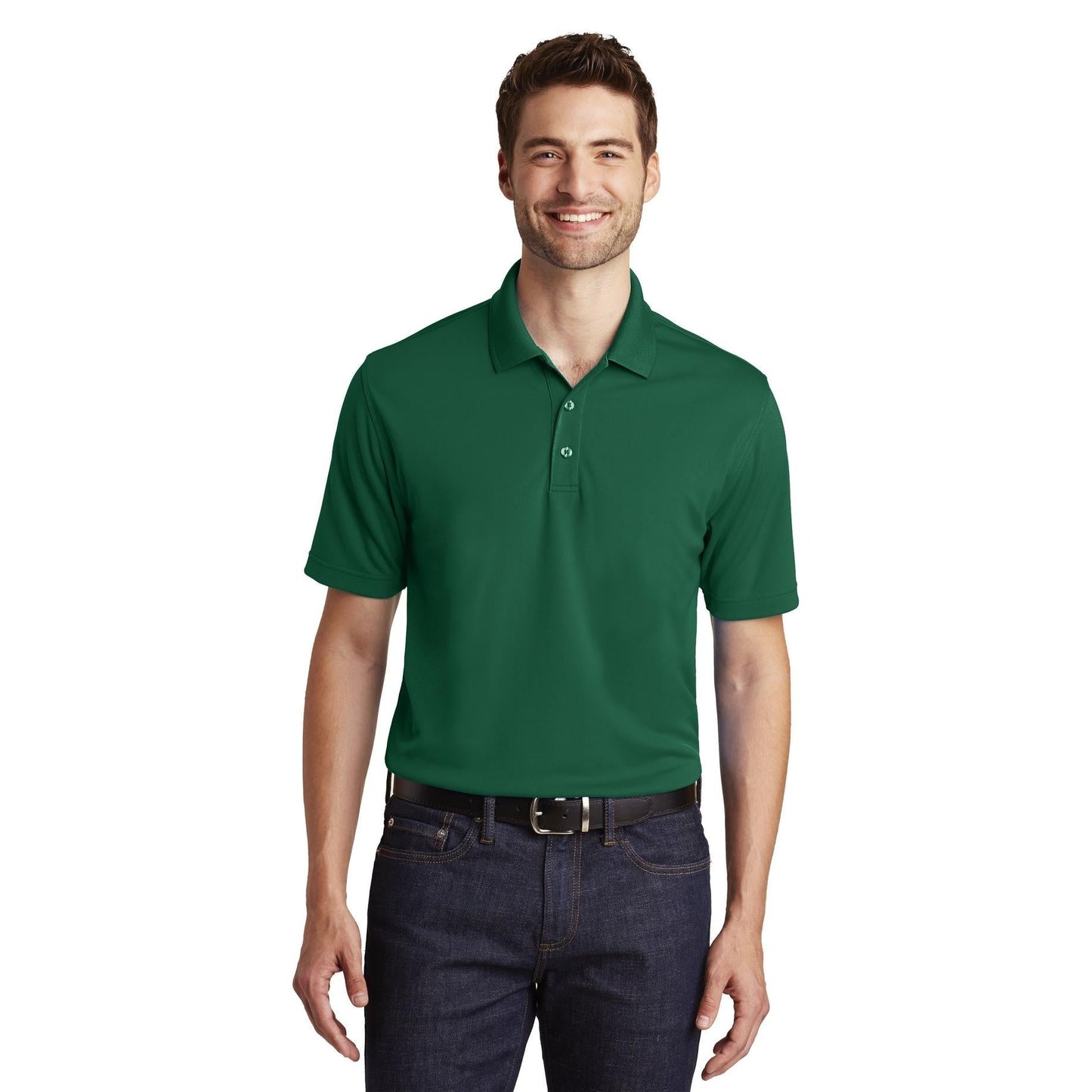Bright Kelly Green Polo - Port Authority - Breathable Design