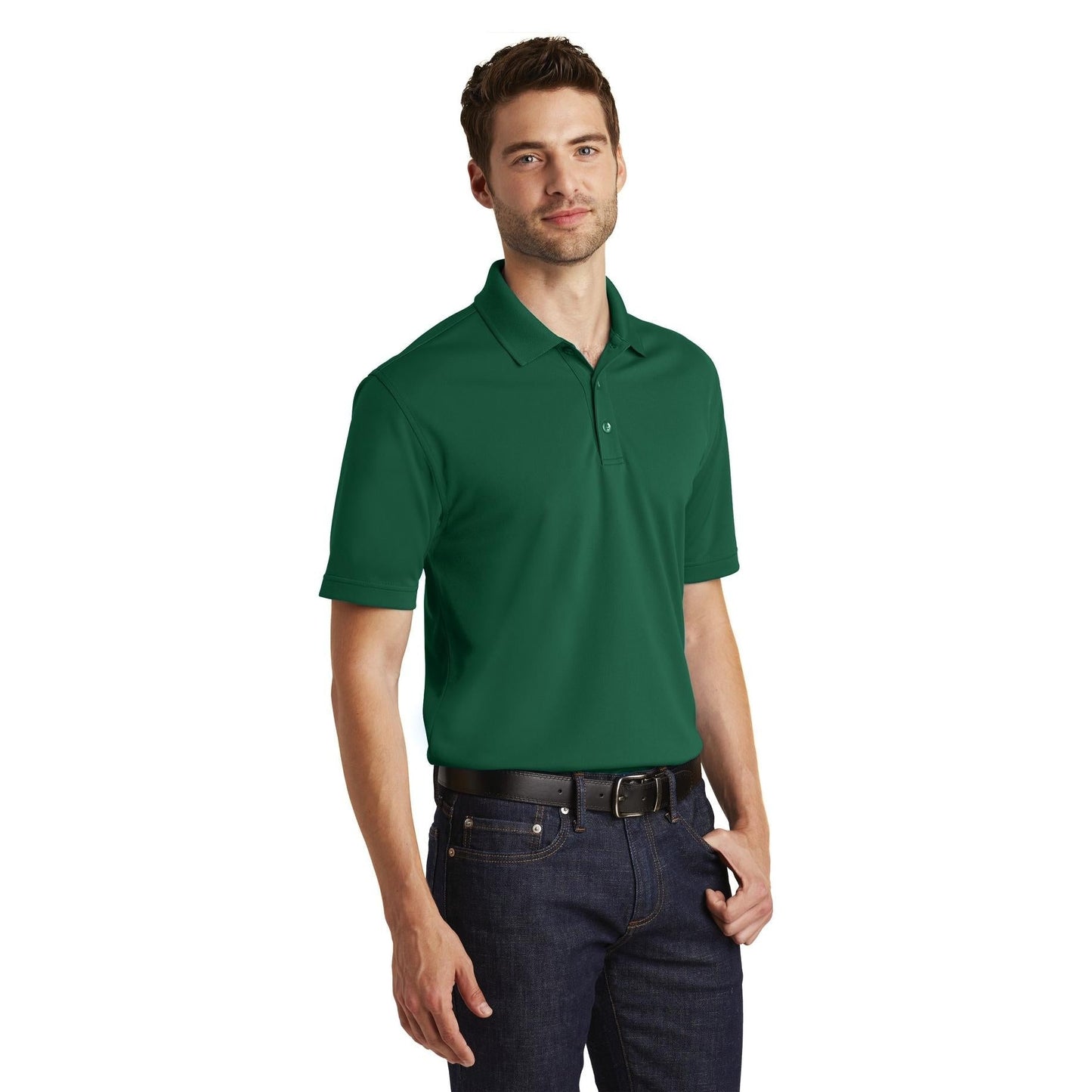Bright Kelly Green Polo - Port Authority - Breathable Design