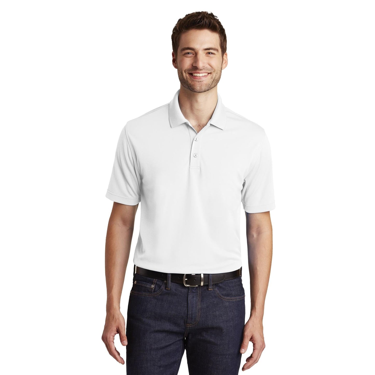 Bright Kelly Green Polo - Port Authority - Breathable Design