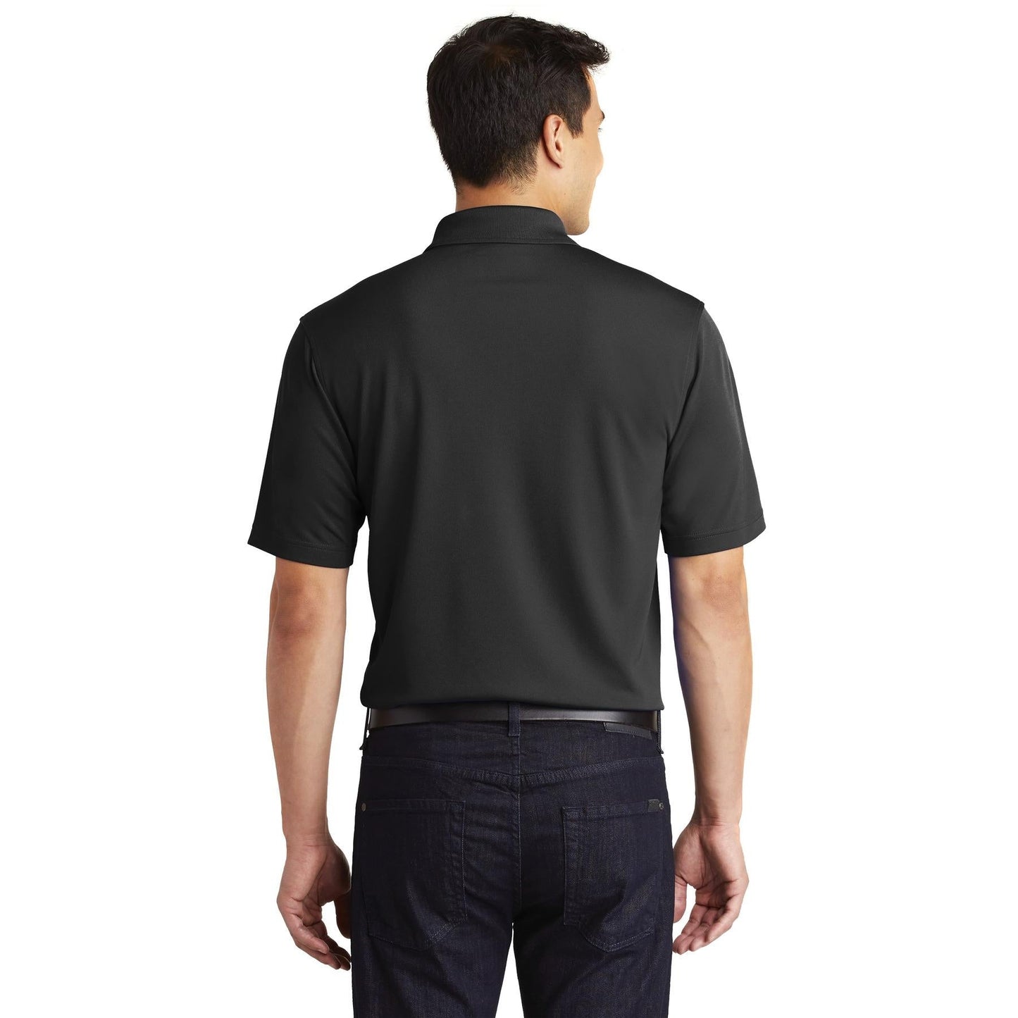 Deep Black Polo Shirt - Port Authority - Breathable Design